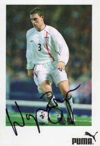 Wayne Bridge English Football International Hand Signed Photo