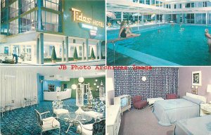 8 Postcards, Chicago Illinois, Hotels-Ballroom-Restaurants-Swimming Pools
