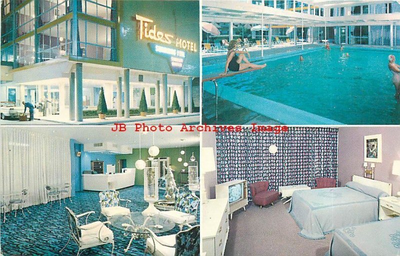 8 Postcards, Chicago Illinois, Hotels-Ballroom-Restaurants-Swimming Pools