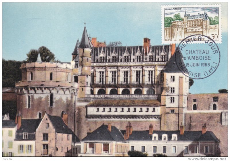 AMBOISE, Indre Et Loire, France, PU-1963; Le Chateau