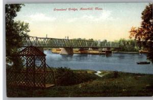 Old Postcard-Groveland Bridge-Haverhill,Massachusetts