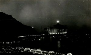 c1940's Casino by Night Catalina Island California CA RPPC Photo Postcard 