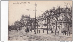 LE HAVRE, Seine Maritime, France, 1900-1910's; Boulevard De Strasbourg Et Sou...