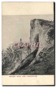 Great Britain Old Postcard Beachy Head and Lighthouse