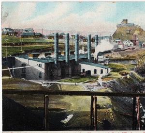 1907 Scranton PA Bellevue Coal Breaker Boiler House Washery Mining UDB Postcard