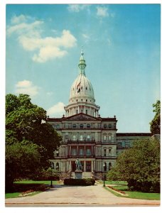 Oversized Postcard, The Capital Building, Lansing, Michigan