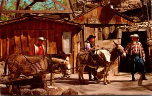 California Buena Park Knott's Berry Farm Ghost Town Gold Mine Entrance 1968