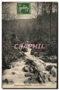 Old Postcard Vaulnaveys Upper Gorge Prémol