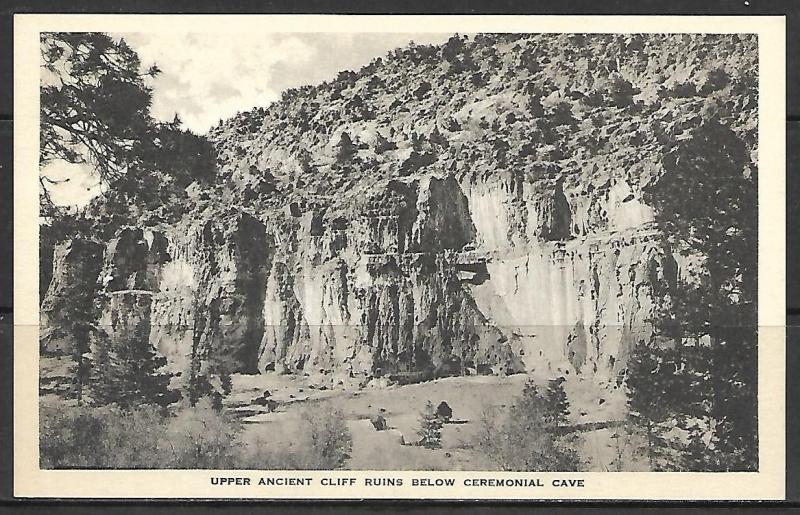 New Mexico, Santa Fe - Upper Ancient Cliff Ruins - Ceremonial Cave - [NM-007]