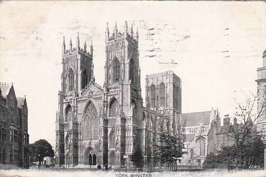 England York York Minster Fold Out Town Scenes 1908