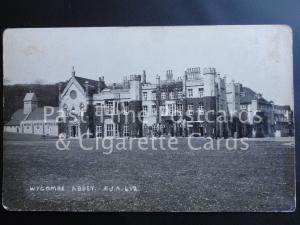 Old PC - Wycombe Abbey School - showing Tennis Courts on Lawns