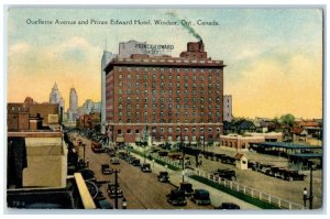 1942 Ouellette Avenue Prince Edward Hotel Windsor Ontario Canada Postcard