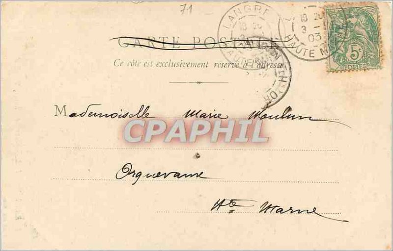 Old Postcard Paray Monial Tour St Nicolas Courthouse