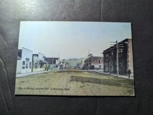 Mint USA Postcard Main Street Looking East Tremonton UT Street View