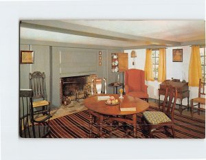 Postcard Parlor of the Fenno House, Old Sturbridge Village, Sturbridge, MA