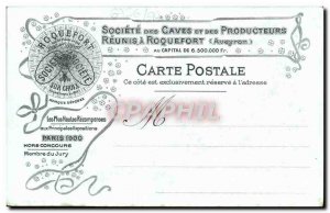 Old Postcard Le Rozier Peyreleau Cascade From Monplaisir