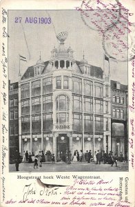 US2922 Hoogstraat Hoek Weste Wagenstraat Hartogs 1903 rotterdam netherlands