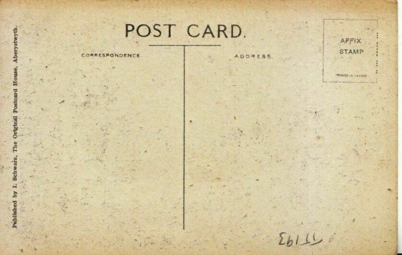 Wales Postcard - Hotel and Falls - Devils Bridge - Cardiganshire - Ref 7303A 