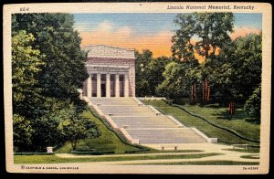 Vintage Postcard 1935 Lincoln National Memorial, Hodgenville, Kentucky (KY)