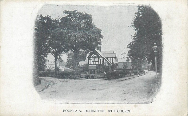 England Shropshire Whitchurch Heat Road Cottage Hospital & Dodington Fountain 