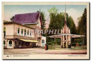 Old Postcard Sermaize les Bains Thermal baths