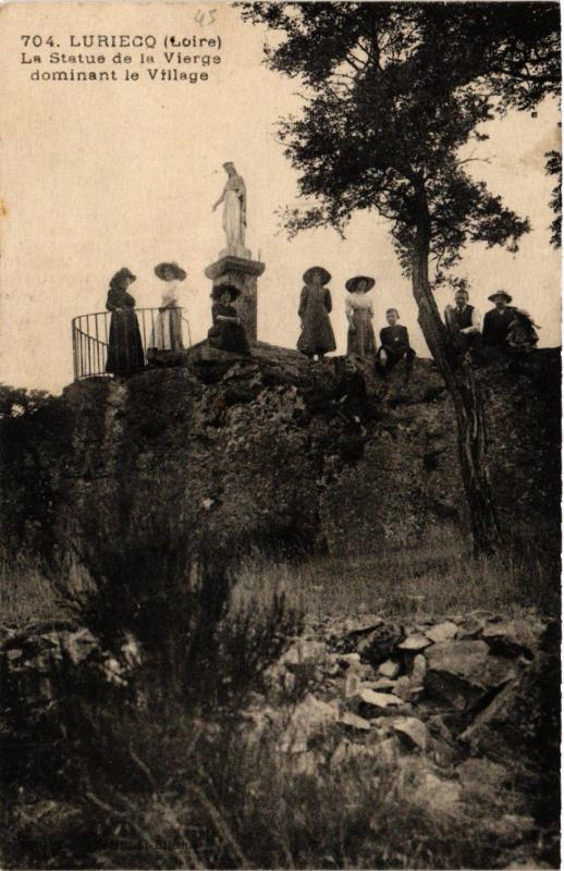 CPA LURIECQ - La Statue de la Vierge dominant ée Village (580115)