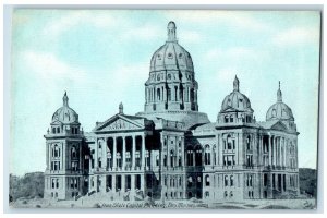 c1910's Iowa State Capitol Building Des Moines IA Unposted Vintage Postcard 