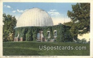 Observatory, University of Virginia - Charlottesville