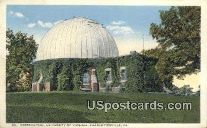 Observatory, University of Virginia - Charlottesville