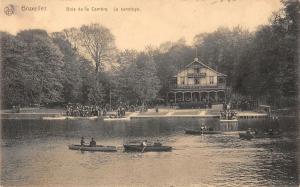 B106255 Belgium Bruxelles Bois de la Cambre La Canotage real photo uk