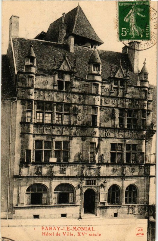 CPA Paray le Monial Hotel de Ville FRANCE (954642)