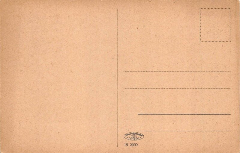 Germany Wermelskirchen Rektoratschule School vintage postcard