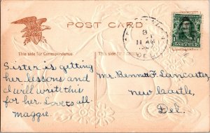 Antique Airbrushed Postcard Fruit Pears P.Sander KJ9