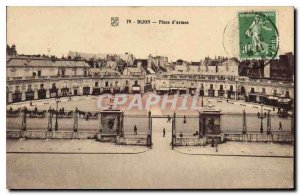 Old Postcard Dijon Place d'Armes