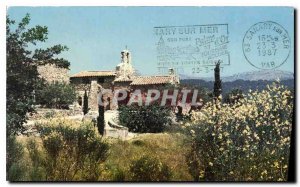 Postcard Modern Light and Beauty of the French Riviera Chapel of Chapel P?pio...