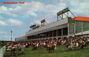 Grandstand, Club House at Rockingham Park, Salem, New Hampshire Postcard 2T5-42