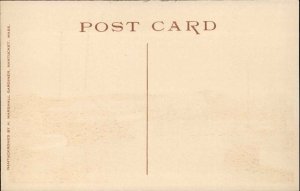 Nantucket Massachusetts MA Marshall Gardiner Harbor Boats c1910 Postcard