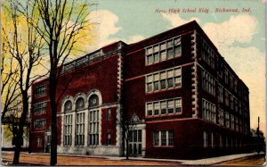 Postcard High School Building in Richmond, Indiana