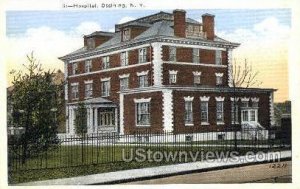 Hospital, Ossining - New York NY  