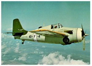 Confederate Air Force Grumman F4F 4 Wildcat Military Postcard 