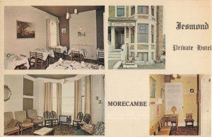Jesmond Hotel Morecambe Lancashire B&W TV 1970s Postcard