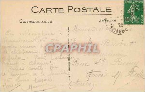 Old Postcard Rambouillet Chateau Park Perspective south coast