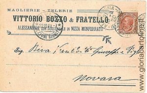 04581 VINTAGE POSTCARD - ALESSANDRIA City: ADVERTISING-