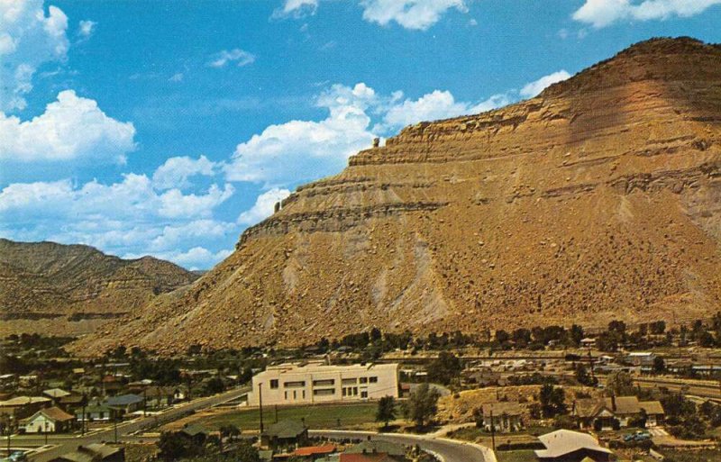 Helper Utah Birds Eye View Residential Area Vintage Postcard AA34844