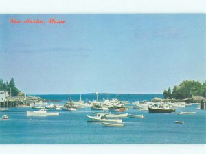 Pre-1980 ANCHORED BOATS AT THE BACK COVE New Harbor In Bristol ME AF4577@