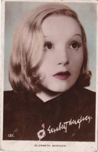 Elizabeth Bergner German Actress Real Photo