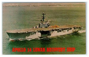 APOLLO 14 RECOVERY SHIP  USS New Orleans  1971 Postcard