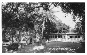 Clearwater Florida The Garden Seat Inn Real Photo Vintage Postcard AA68879