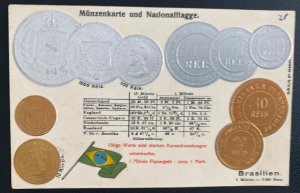 Mint Brazil Postcard Coins Exchange Values Rates