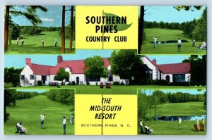 Southern Pines North Carolina NC Postcard  Southern Pines Country Club Golf